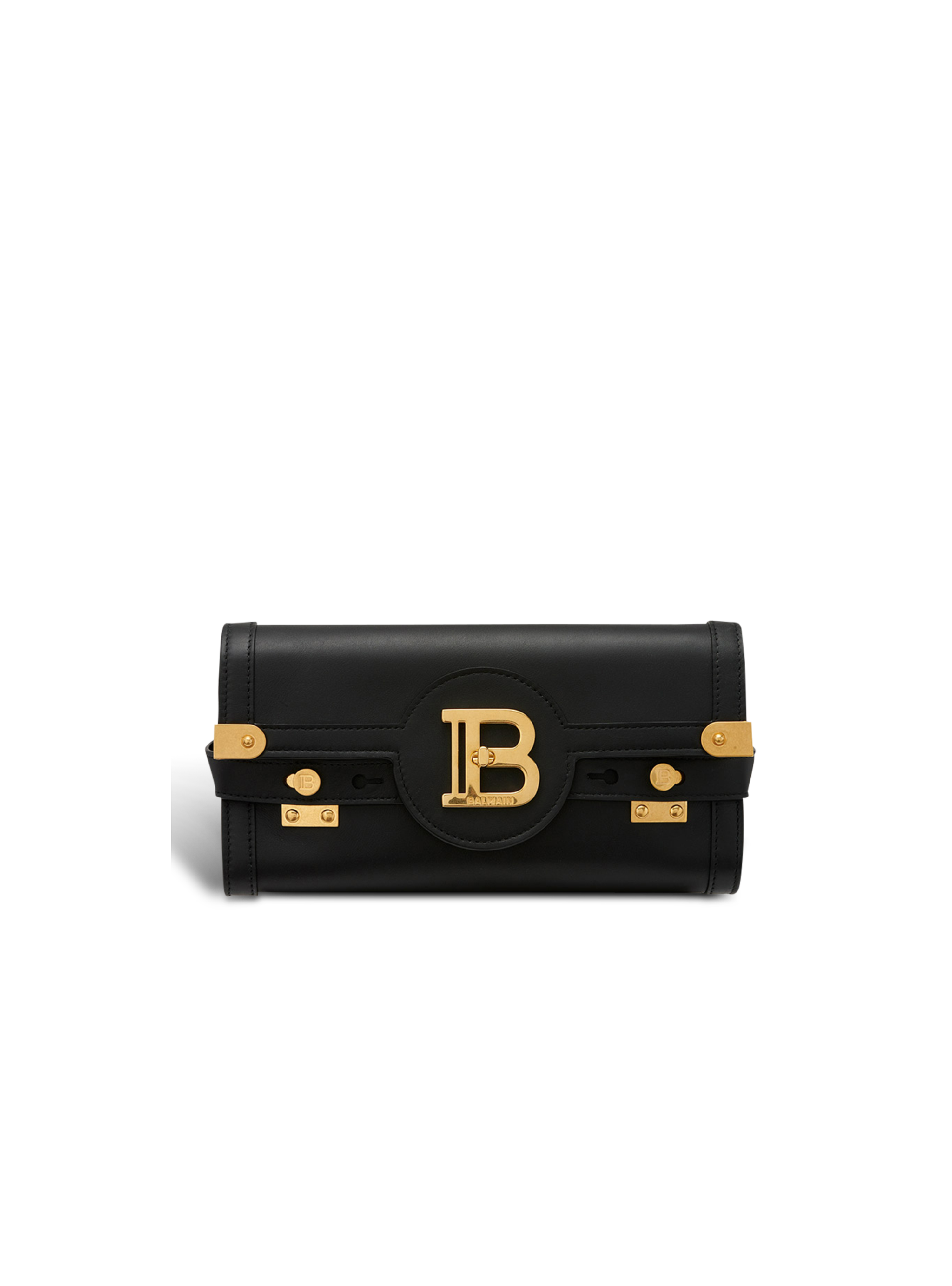 Smooth leather B-Buzz 23 clutch bag, black