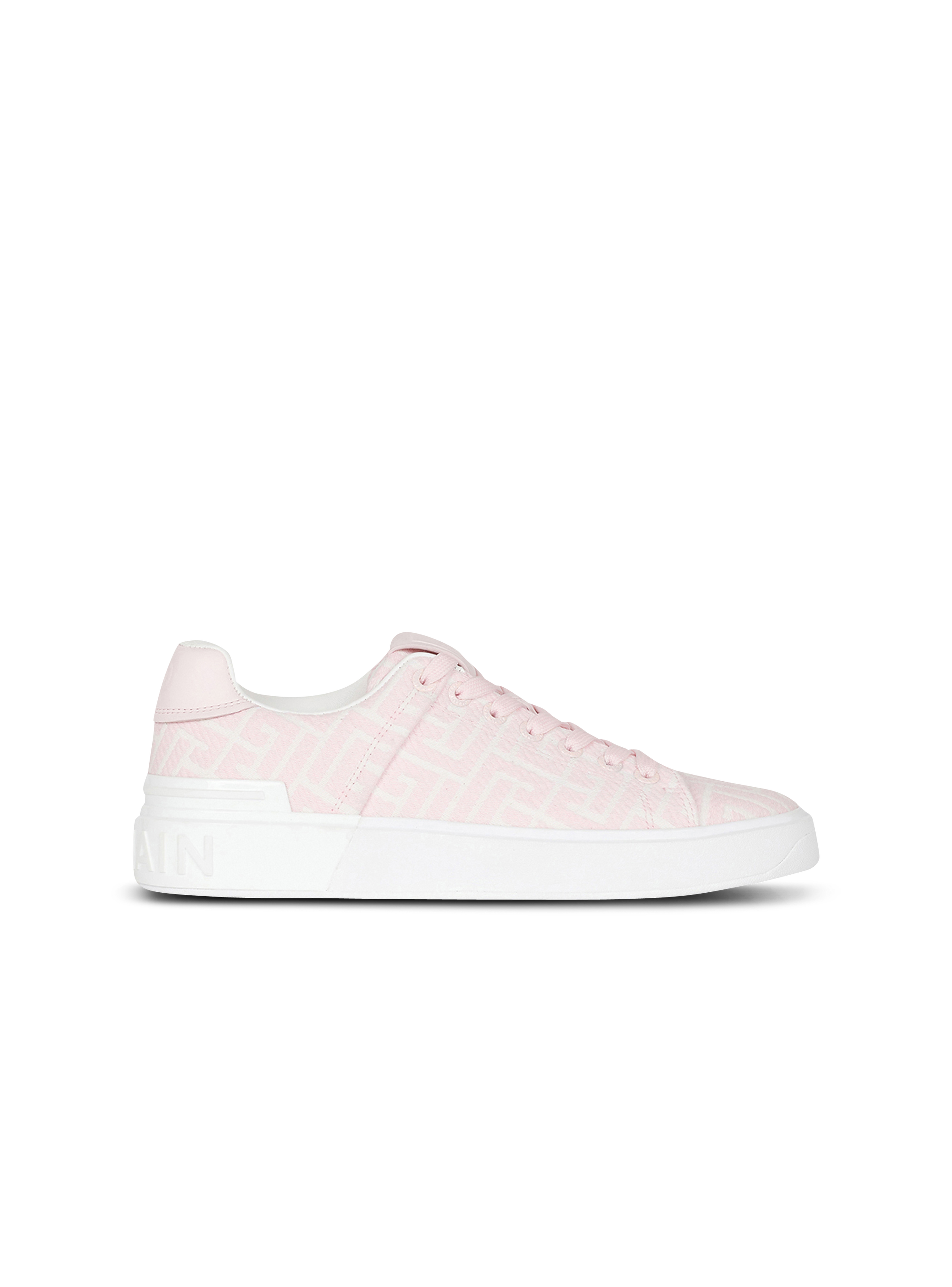 Bicolor jacquard B-Court sneakers, pink